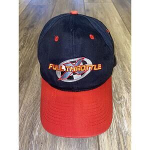 KC Full Throttle X Adjustable Blue Red Baseball Cap Hat Snapback